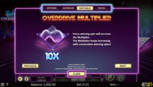 Total Overdrive Online Slot Sticky Multiplier