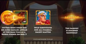 Caesar's Victory Online Slot Wild and Jackpot