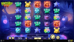Monster Pop Online Slot Gameplay