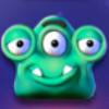 Monster Pop Online Slot Green Monster Symbol