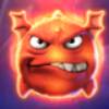 Monster Pop Online Slot Orange Angry Monster Symbol
