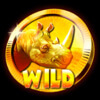 Rhino Mania Real Money Online Slot Wild Symbol