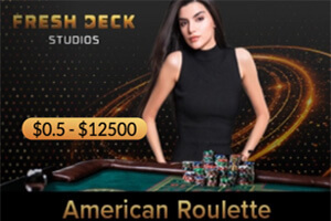 Live Casino American Roulette Fresh Deck Studios at Wild Casino