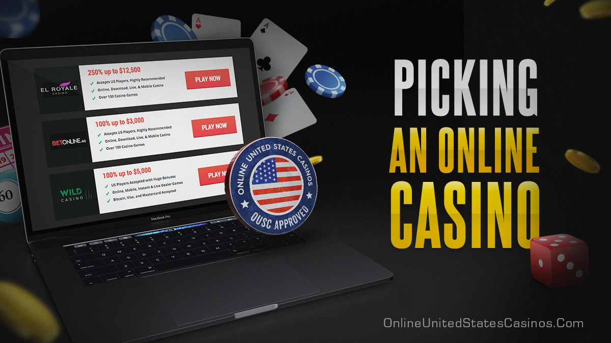 Pick an online casino