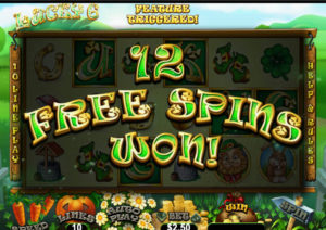 Lucky 6 Online Slot Feature Trigger 12 Free Spins Screenshot