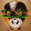 Pandas Go Wild - Upside Down Panda Symbol