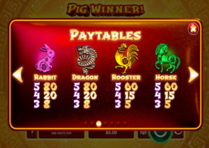 Pig Winner Online Slot Game Mid Paying Symbols Screenshot