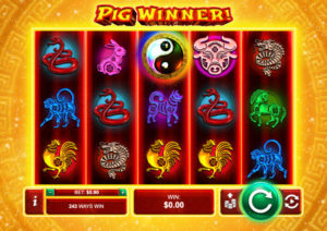 Pig Winner Online Slot Gameplay Screenshot