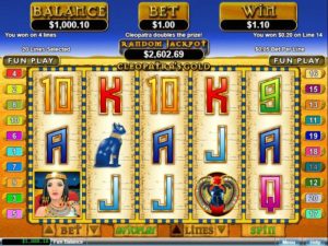 Cleopatras Gold Online Slot Game Board