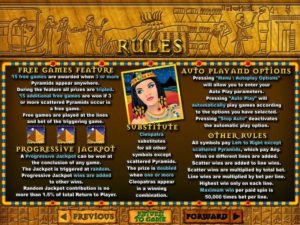 Cleopatras Gold Online Slot Rules
