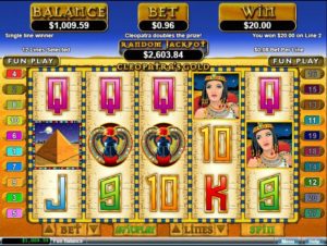 Cleopatras Gold Online Slot Win