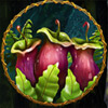 Online Slot Game T-Rex II Mid-Paying Purple Pitcher Plant Symbol