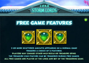 Storm Lords Online Slot Game Free Game Feature Screenshot
