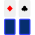 Two Hands of Cards Icon