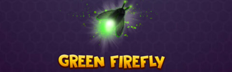 Mystic Hive Real Money Online Slot Game Green Firefly Banner