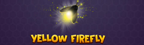 Mystic Hive Real Money Online Slot Game Yellow Firefly Banner