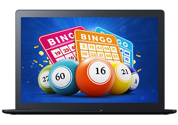 Real Money Online Lottery Games Bingo on Laptop