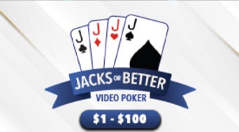 BetOnline Casino Video Poker Game Jacks or Better