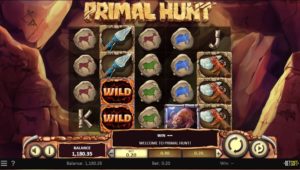 Primal Hunt Online Slot Game Board