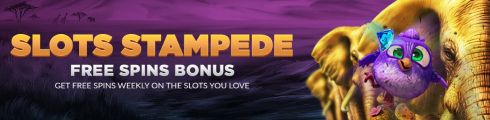Super Slots Casino Slots Stampede Promo Banner