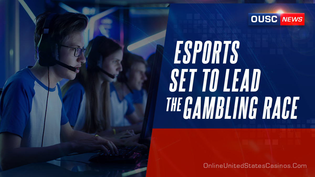 eSports Set to Lead the Gambling Race News Header People at computers