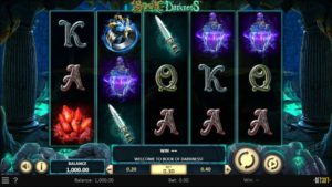 Book of Darkness Online Slot Game Board