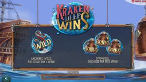 Kraken Deep Wins Online Slot Intro