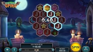 Spooktacular Spins Online Slot Gameplay Win