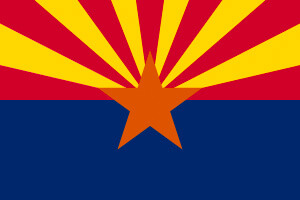 Arizona Gambling Laws State Flag Icon