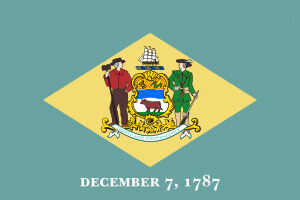 Delaware Gambling Laws State Flag Icon