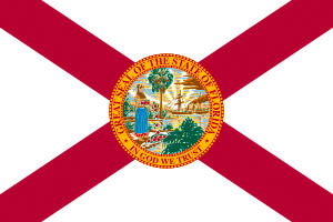 Florida Gambling Laws State Flag Icon