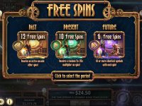 Gears of Time Online Slot Free Spins