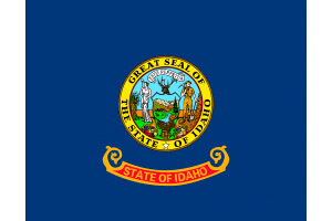 Idaho Gambling Laws State Flag Icon