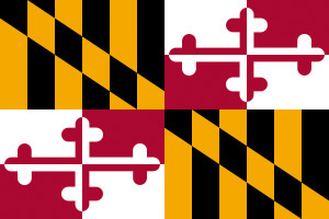 Maryland Gambling Laws State Flag Icon