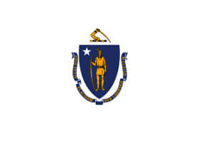 Massachusetts Gambling Laws State Flag Icon