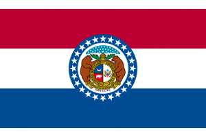 Missouri Gambling Laws State Flag Icon
