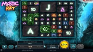 Mystic Rift Online Slot Game Board