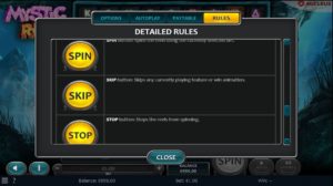 Mystic Rift Online Slot Rules
