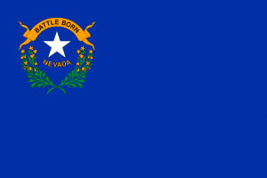 Nevada Gambling Laws State Flag Icon