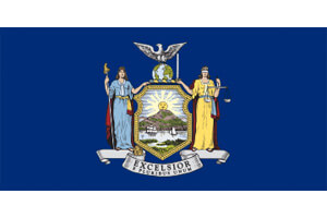 New York Gambling Laws State Flag Icon
