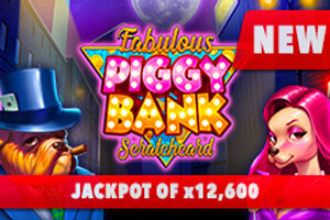 Online Scratch Cards Piggy Bank Logo