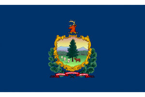 Vermont Gambling Laws State Flag Icon