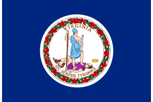 Online Gambling Virginia State Flag