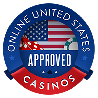 Visa Casinos Approved by Online United States Casinos Badge