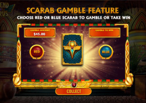 Legend of Horus Online Slot Gamble Feature Screenshot