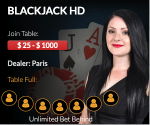 BetUS Casino Live Blackjack