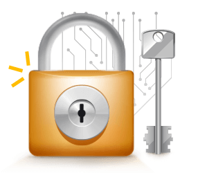 Casino Safety SSL Icon Lock and Key