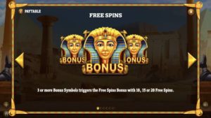 Cleopatras Fortune online slot bonus