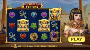 Cleopatras Fortune online slot intro