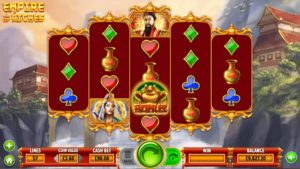 Empire of Riches Online Slot Gameboard